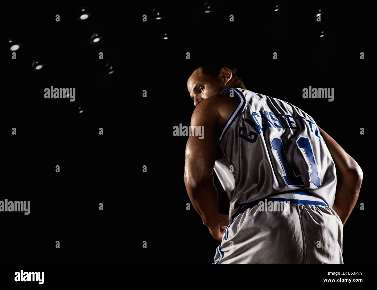 Mixed race basketball player Stock Photo Alamy