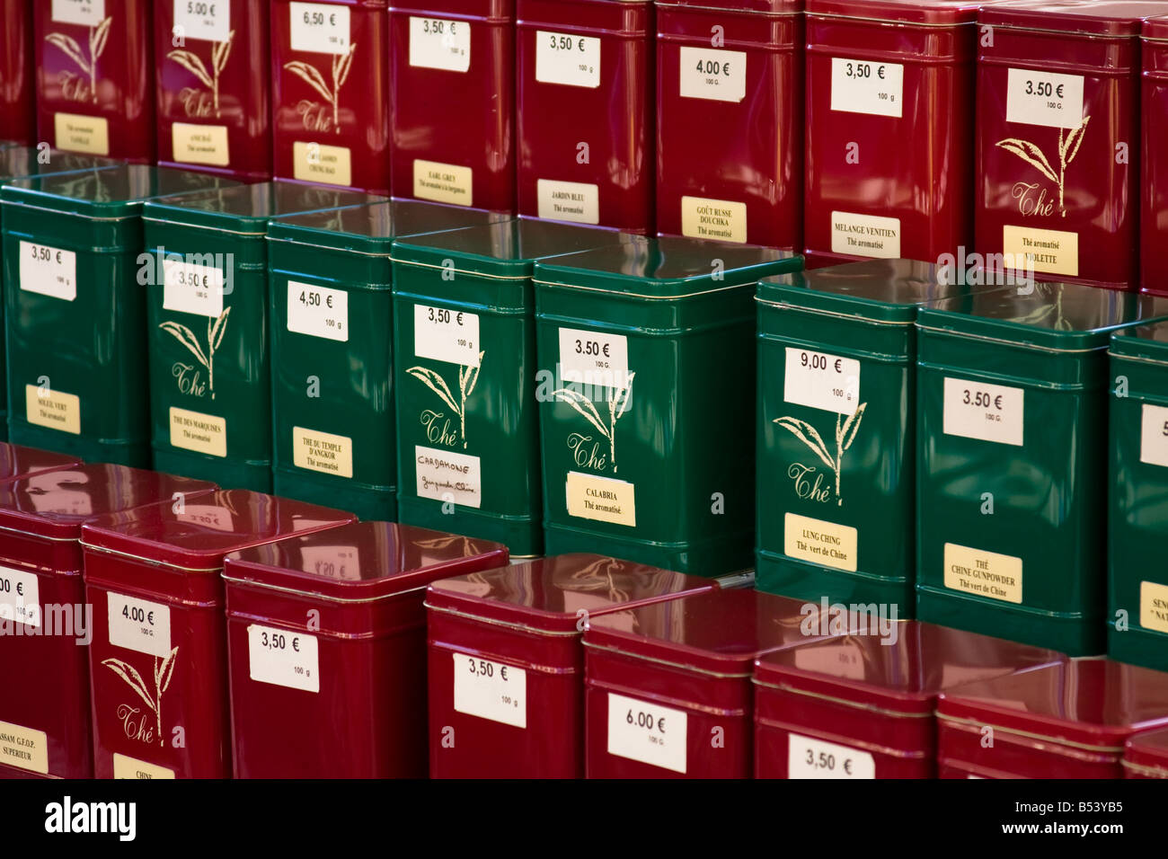 Tea at Market at Vic Fezensac Southern France Stock Photo Alamy