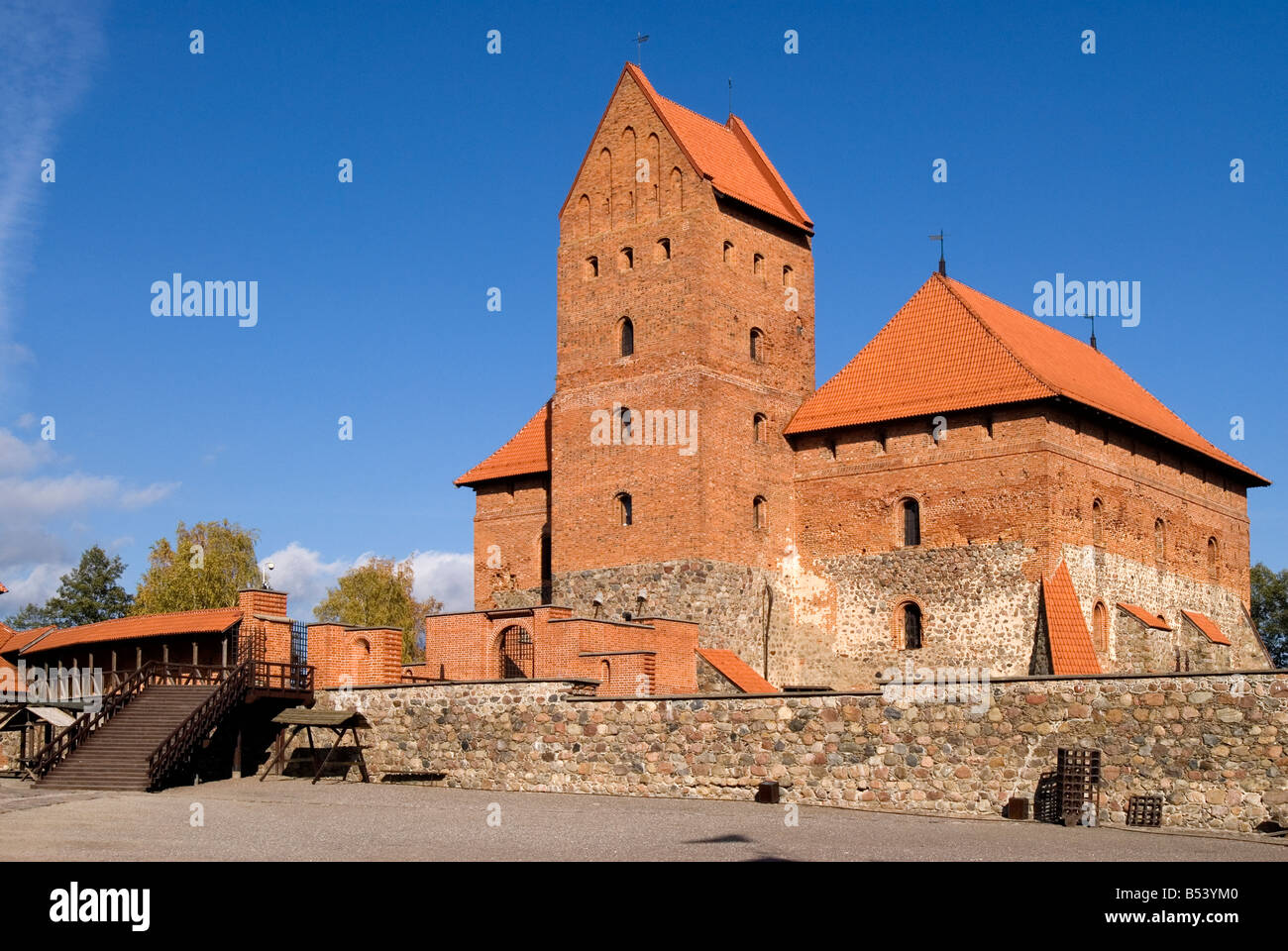 Trakai Castle Museum Stock Photo