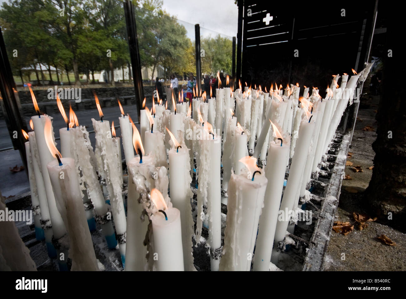 Holy Candles Lourdes, Southern France Stock Photo Alamy