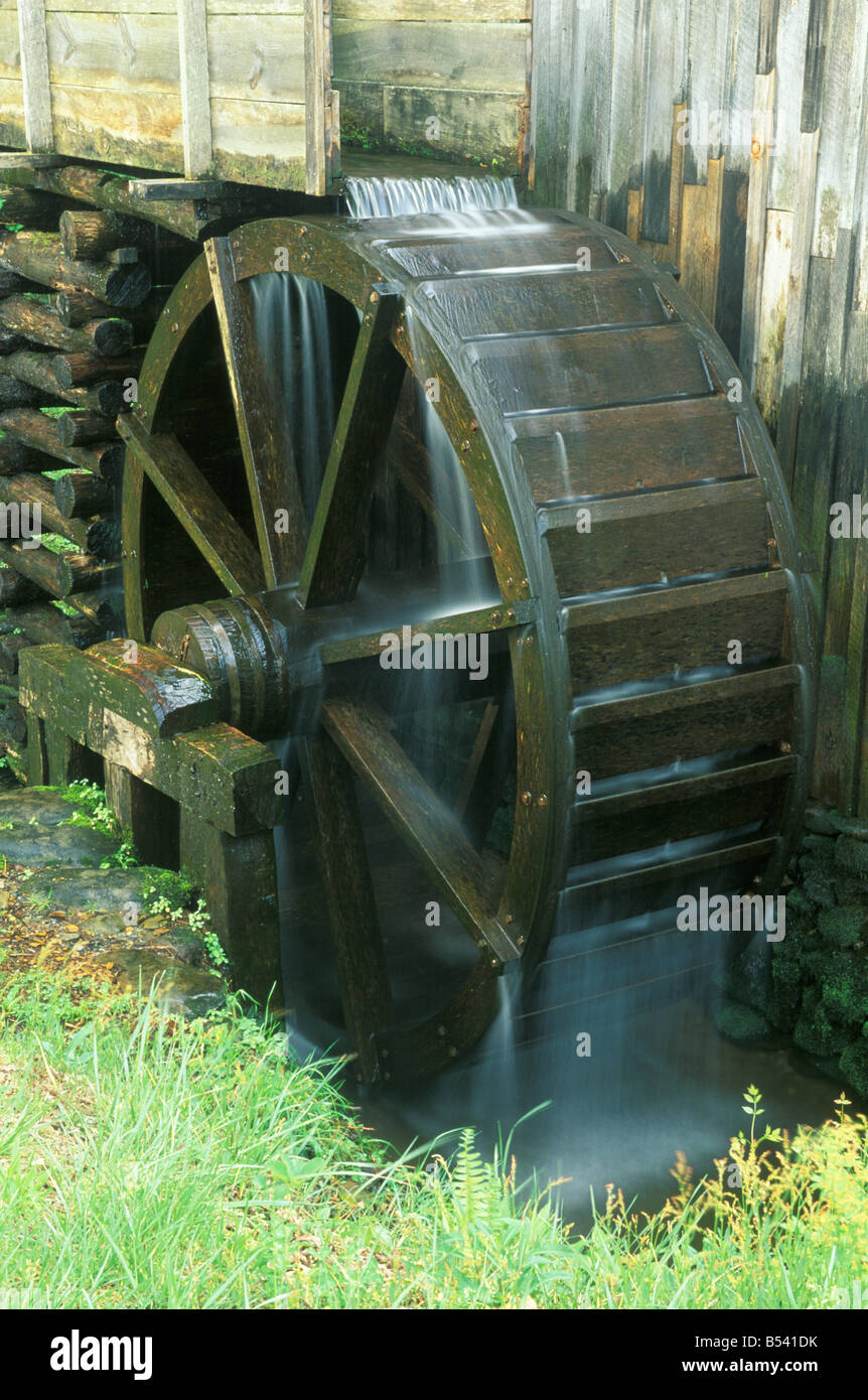 Cable Gristmill Great Smoky Mountains TN USA Stock Photo