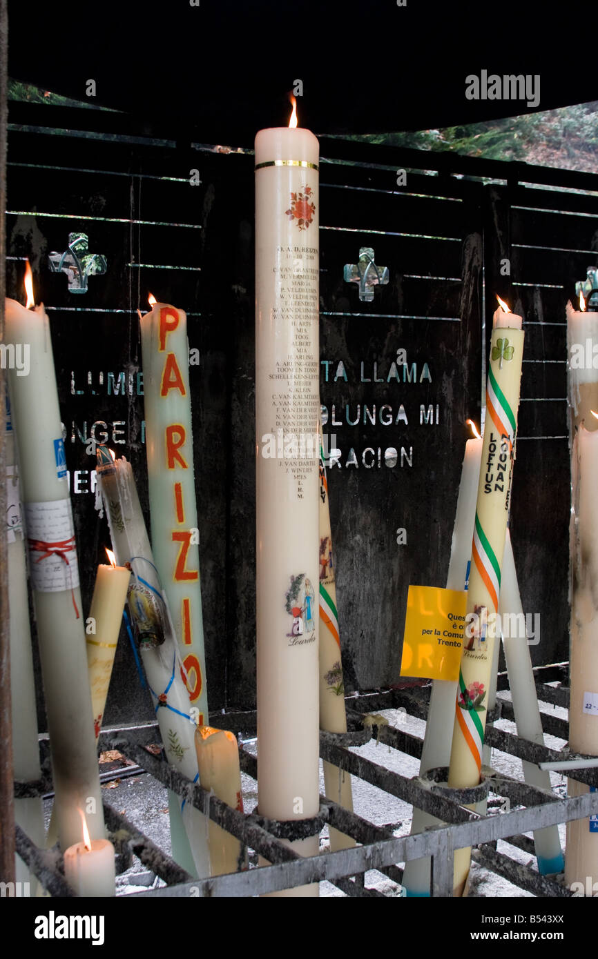 Holy Candles Lourdes, Southern France Stock Photo Alamy