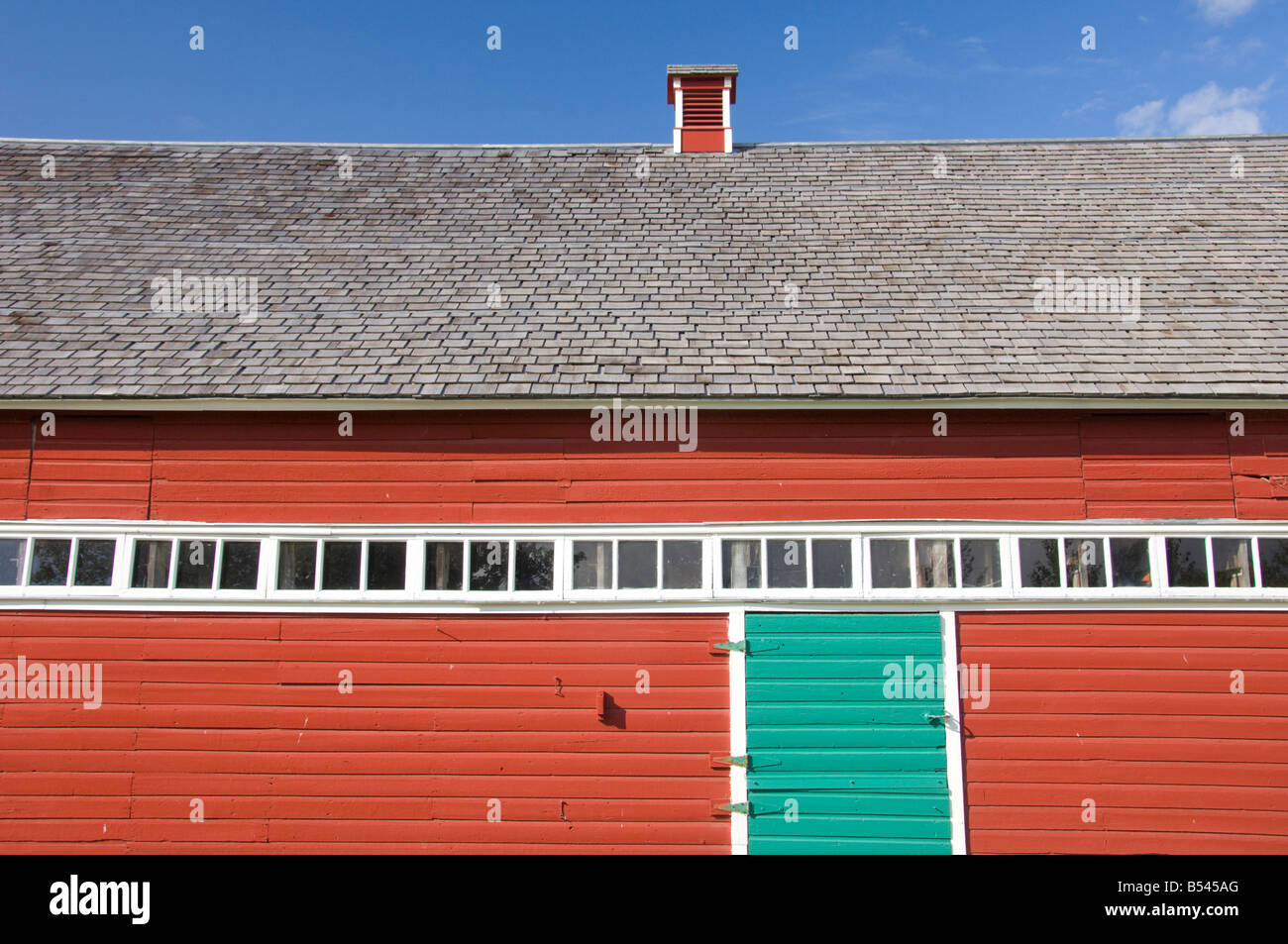 Mennonite Barn And Barn Door In The Village Of Neubergthal