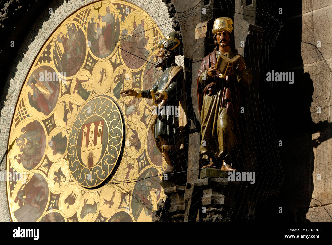 Astronomical Clock Old Town Hall Old Town Square UNESCO Prague Czech Republic Stock Photo