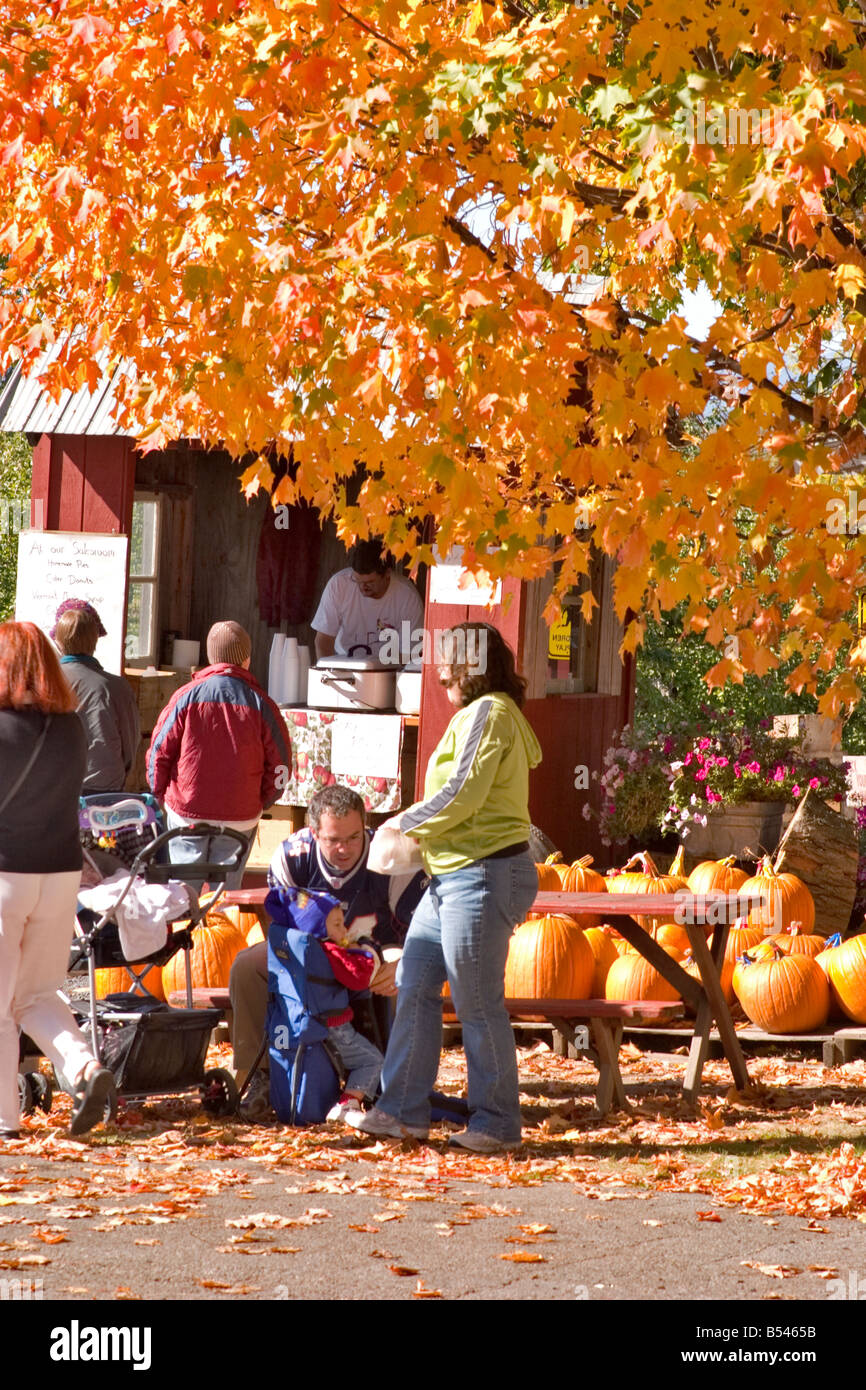 South Hero Apple Festival is held in early October in the Lake Champlain Islands Vermont Stock Photo