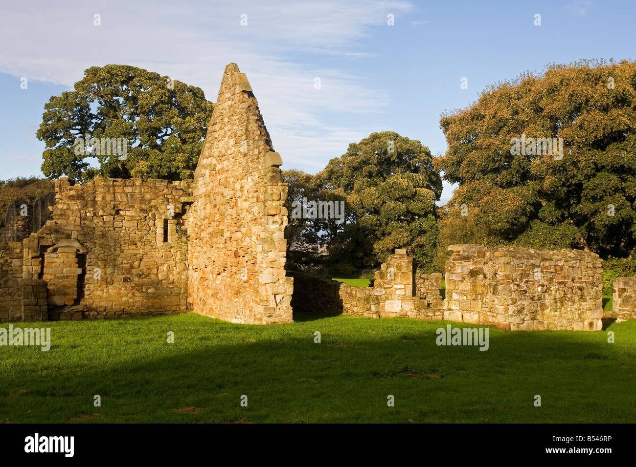 Basingwerk Abbey Holywell North Wales Stock Photo