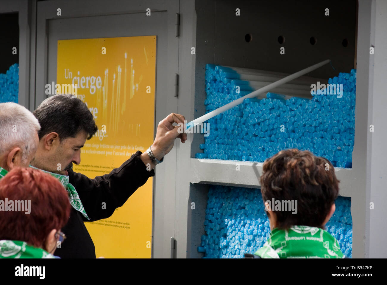 Holy Candles Lourdes, Southern France Stock Photo Alamy