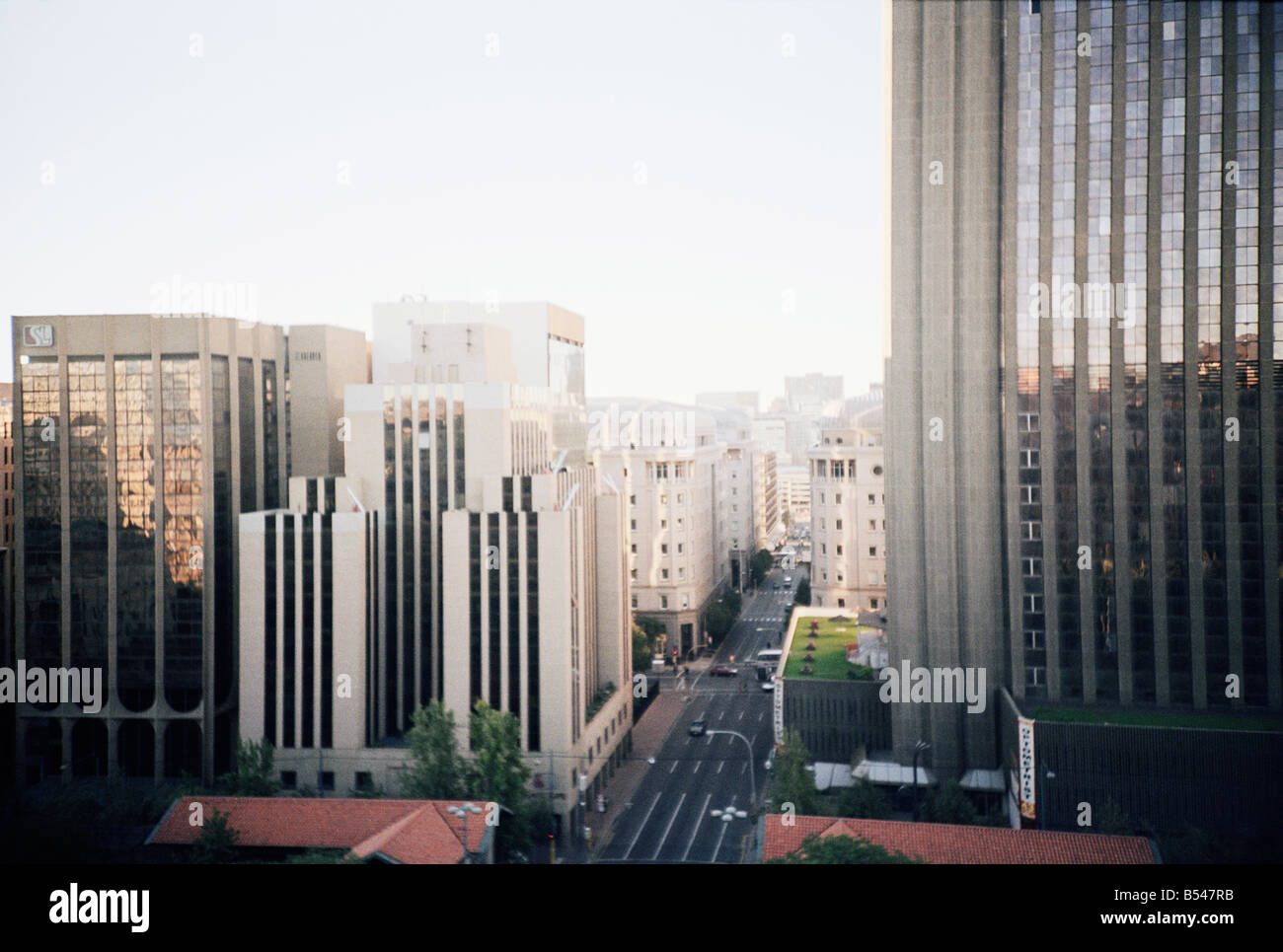 South Africa, Gauteng, Johannesburg, Oriental Plaza, City view from