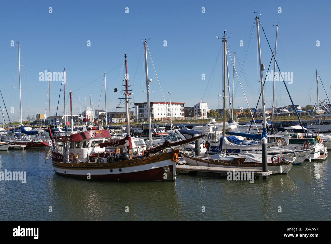 The Courageous II in Portishead Marina Portishead Somerset England ...