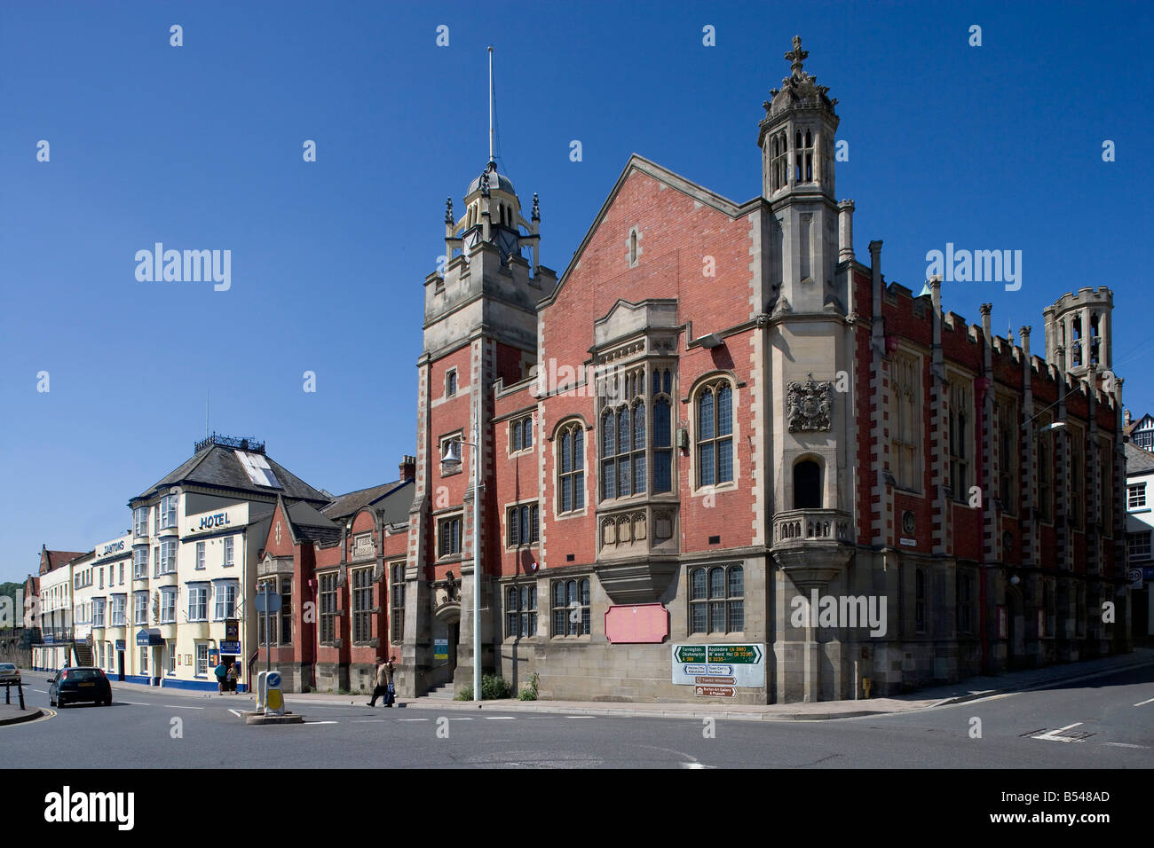 Bideford Bridgeland Street 17th century typical houses library Devon