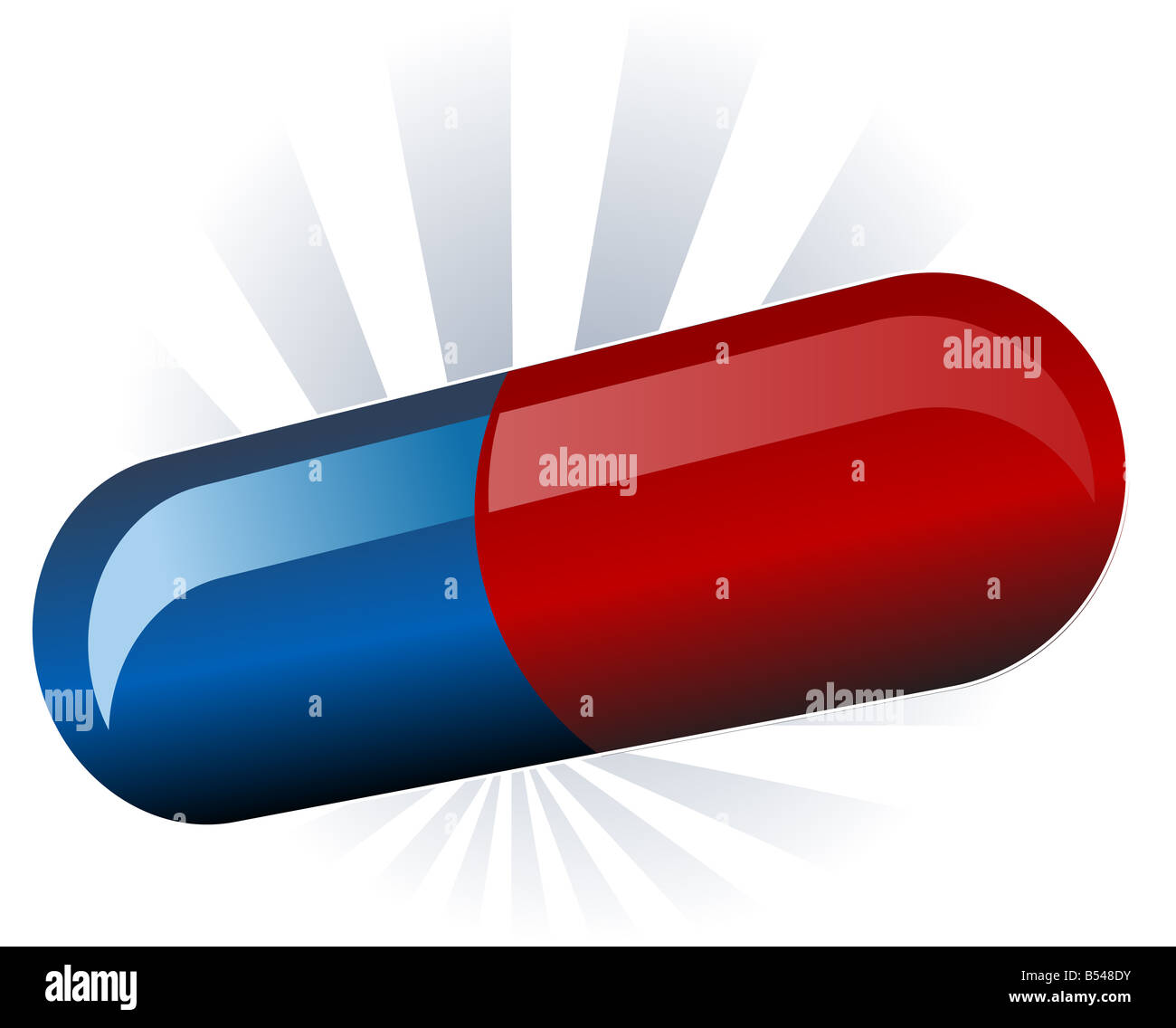 Illustration of medicine pill Stock Photo Alamy