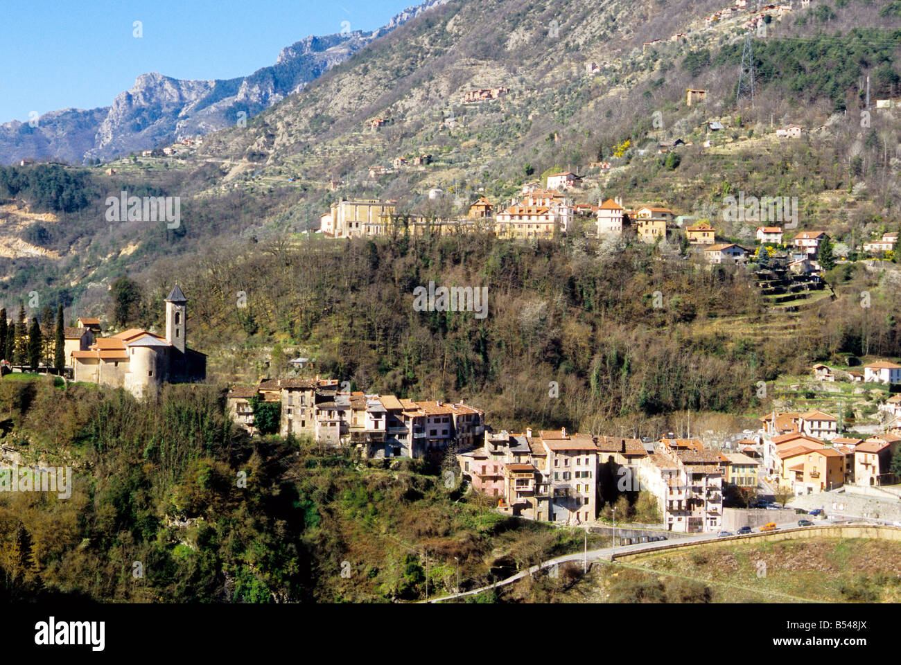 Lantosque Vesubie valley Mercantour national park Alpes-MAritimes 06 PACA France Europe Stock Photo