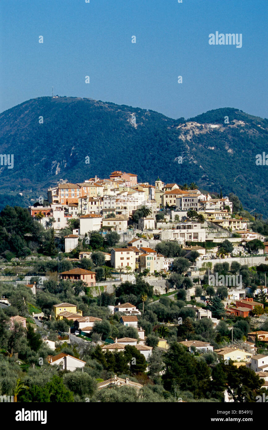 Falicon Alpes-Maritimes French Riviera Cote d'azur 06 paca France europe Stock Photo