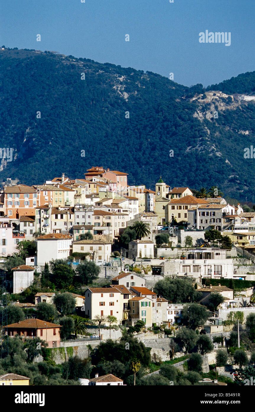 Falicon Alpes-Maritimes French Riviera Cote d'azur 06 paca France europe Stock Photo