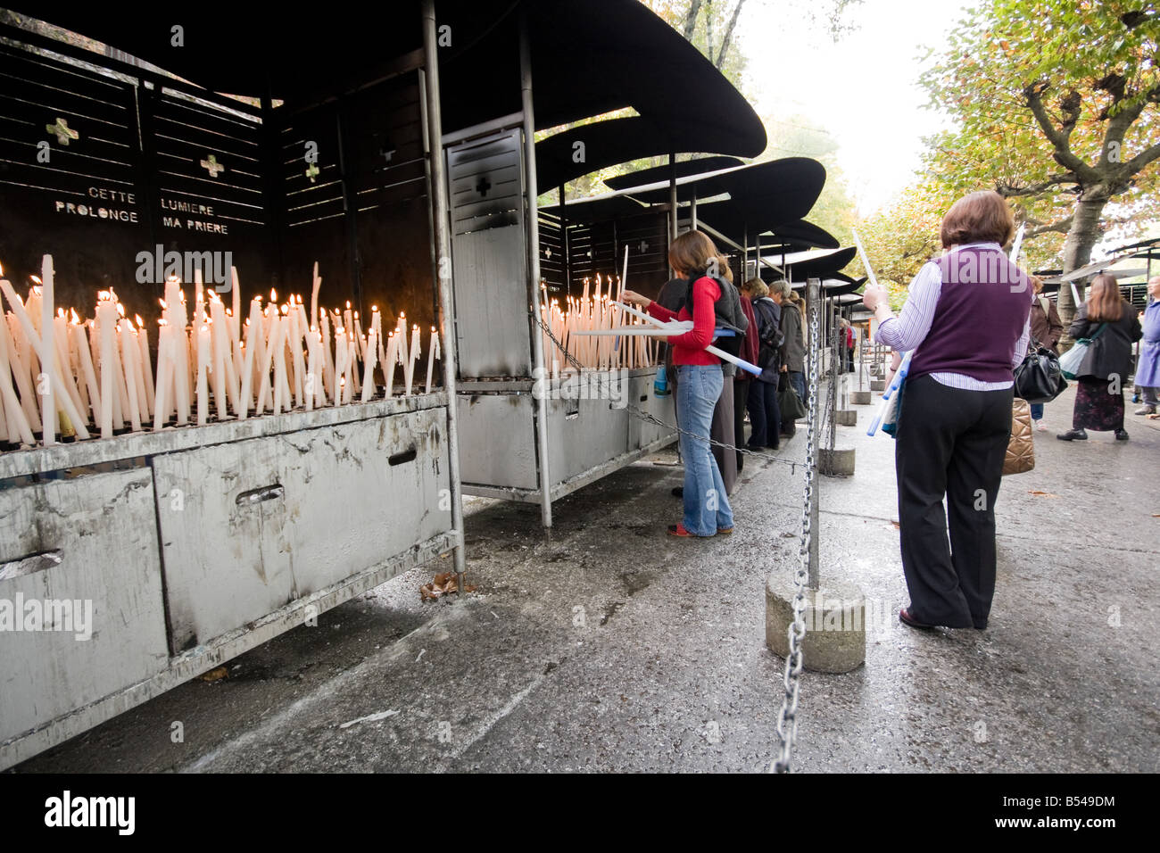 Holy Candles Lourdes, Southern France Stock Photo Alamy