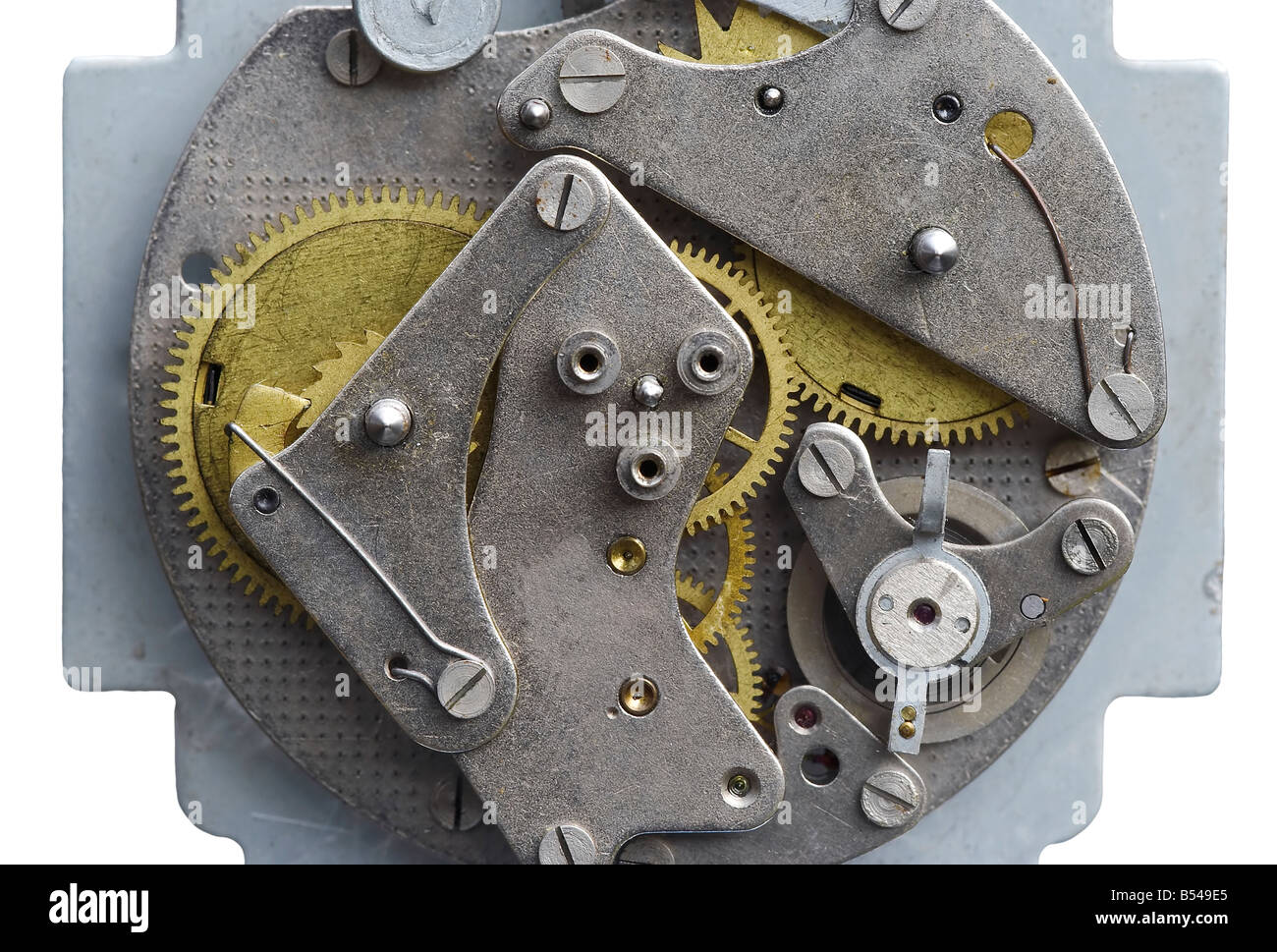 clockwork mechanism Stock Photo