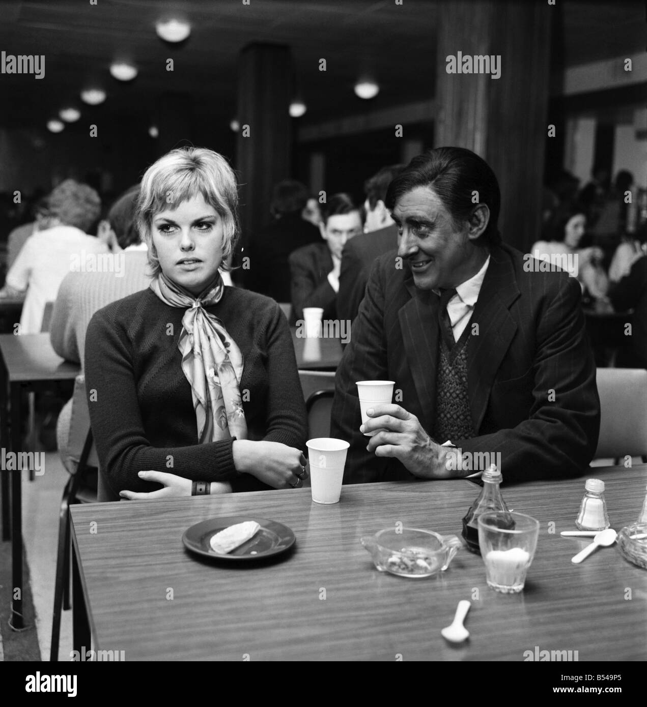 Spike Milligan, during filming for his part in his new TV series as a