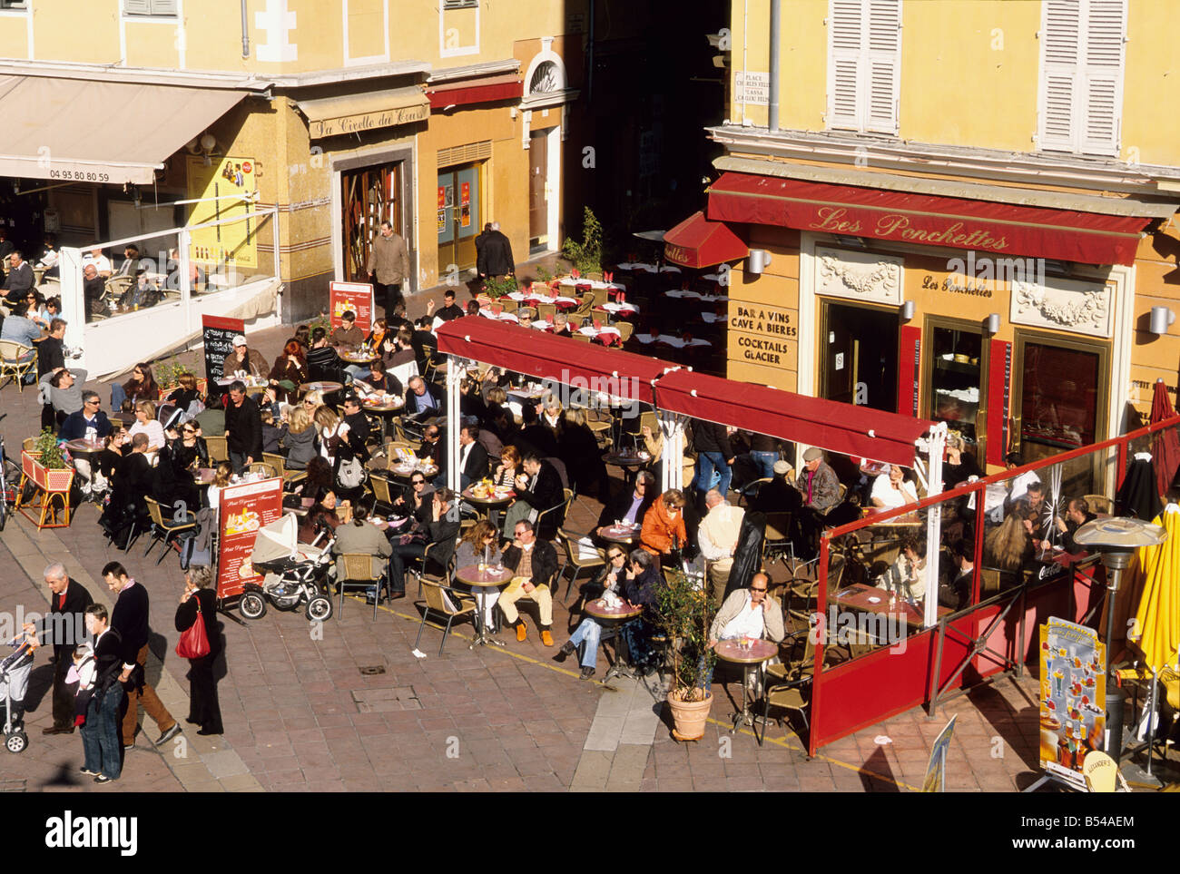 Nice Cours Saleya Alpes-MAritimes 06 French Riviera Cote d'azur PACA France Europe Stock Photo