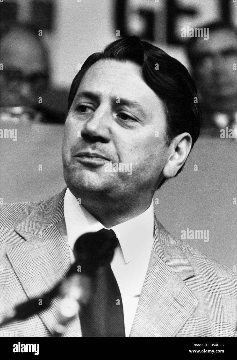 Norman Atkinson MP for 'Tottenham,' photographed during the 1971 Labour Party Conference at Brighton this month. October 1971 Stock Photo