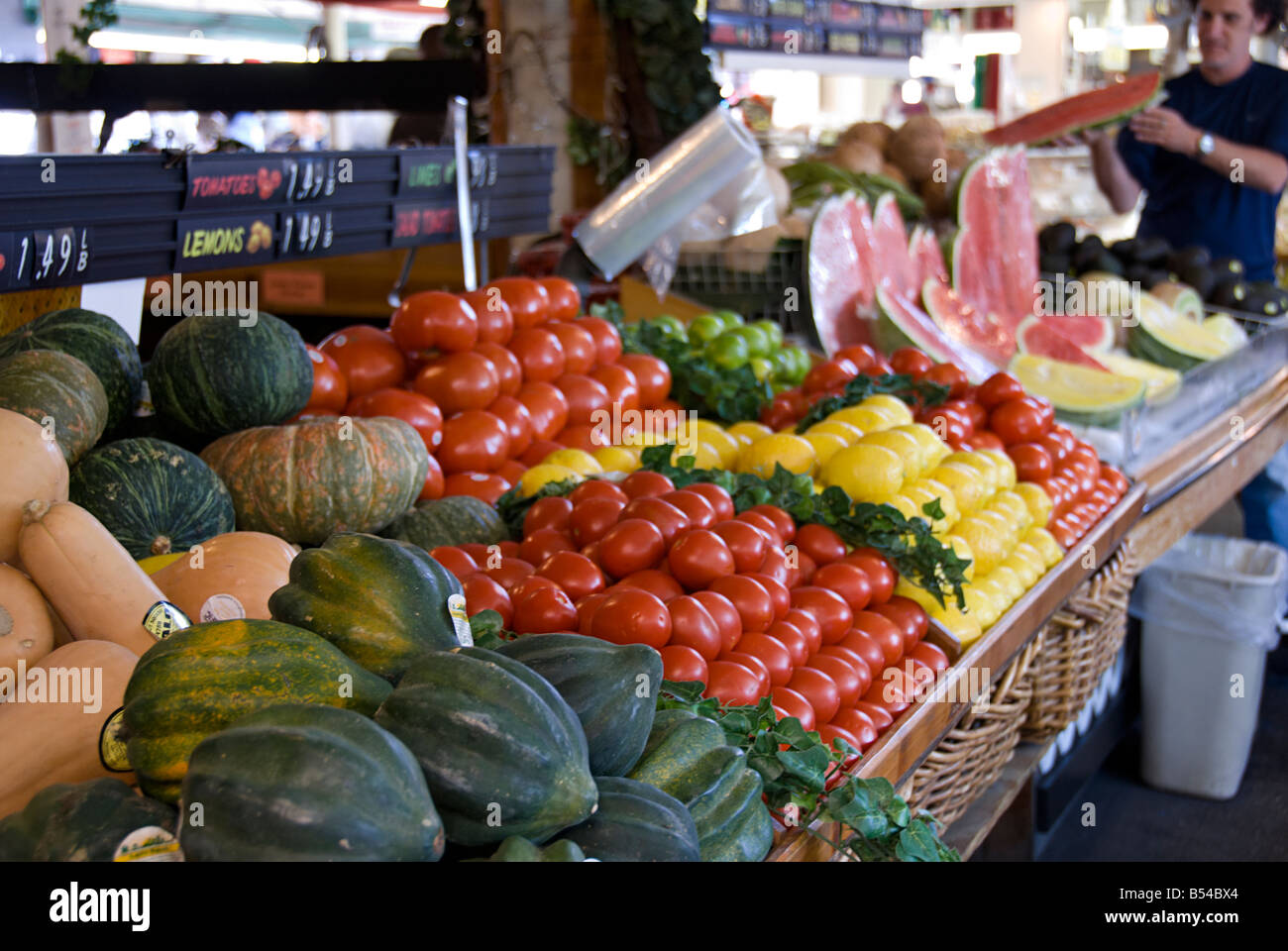 Farmers Market historic Los Angeles CA landmark, tourist destination ...
