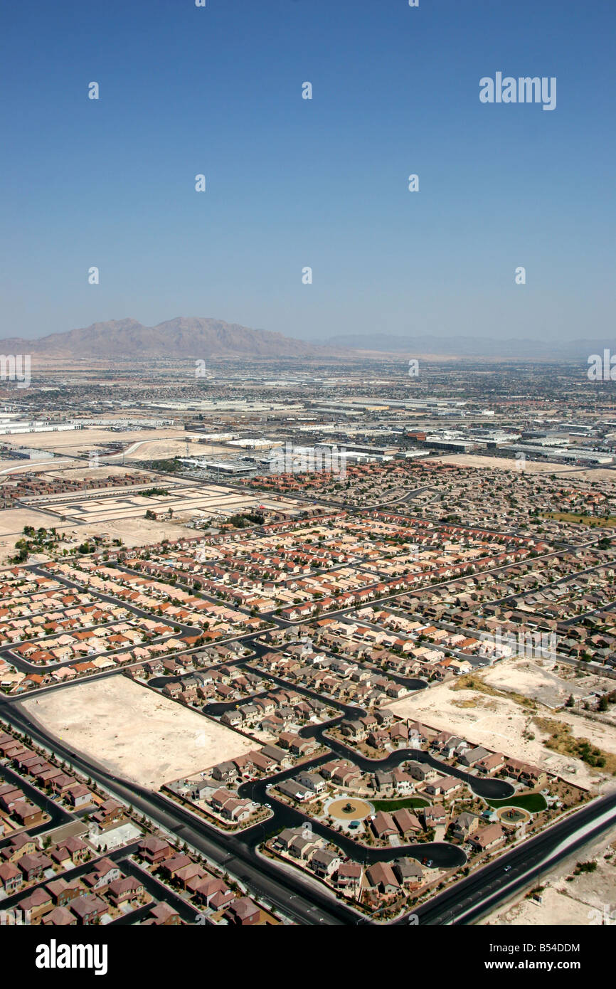 Aerial View of Desert Outside of Las Vegas, Nevada, USA Stock Photo - Alamy