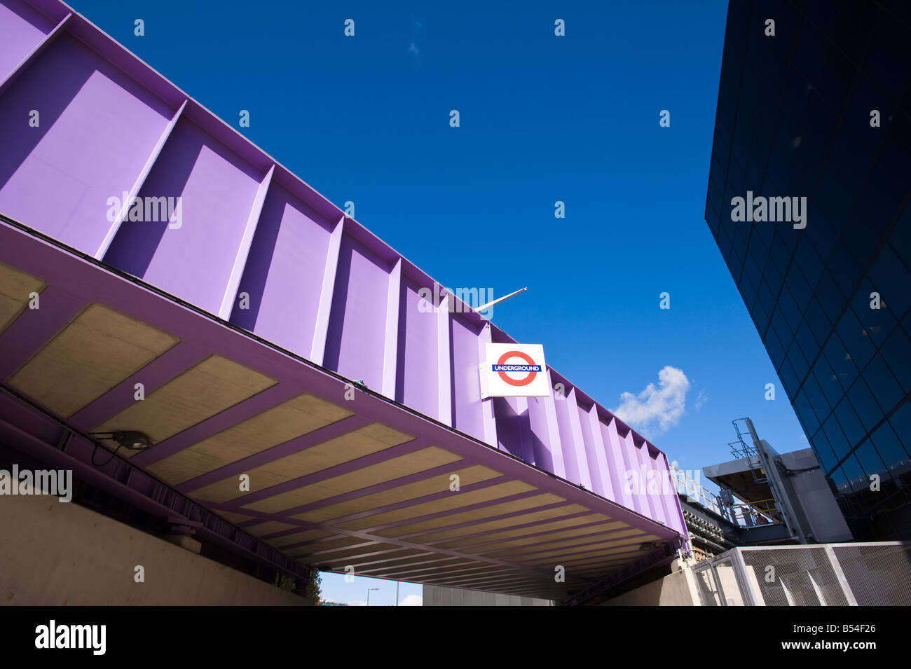 Newly Built Wood Lane Station in White City W12 London United Kingdom