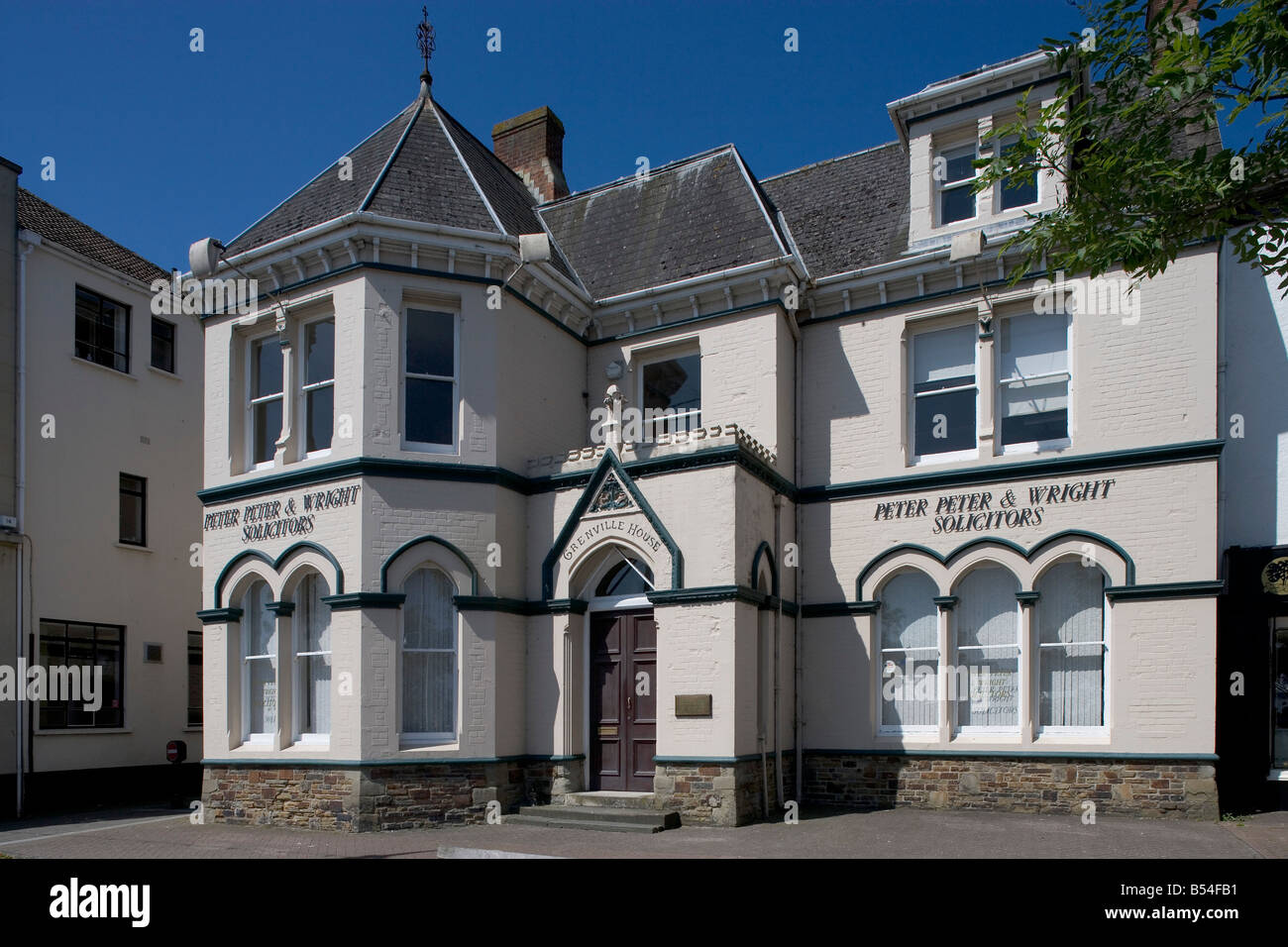 Bideford Bridgeland Street typical houses Devon Great Britain United