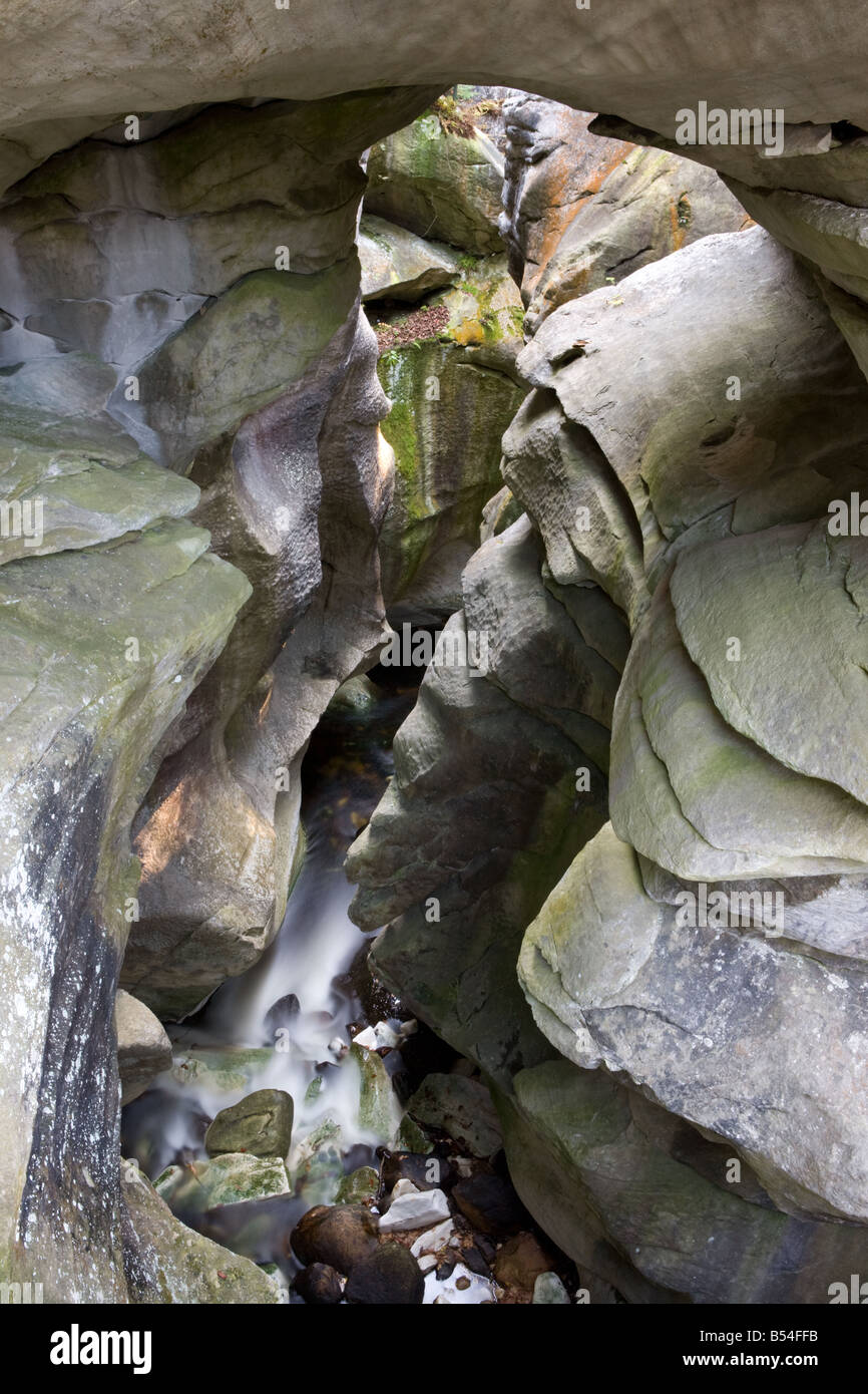 Natural Bridge of white marble North Adams Massachusetts the Berkshires