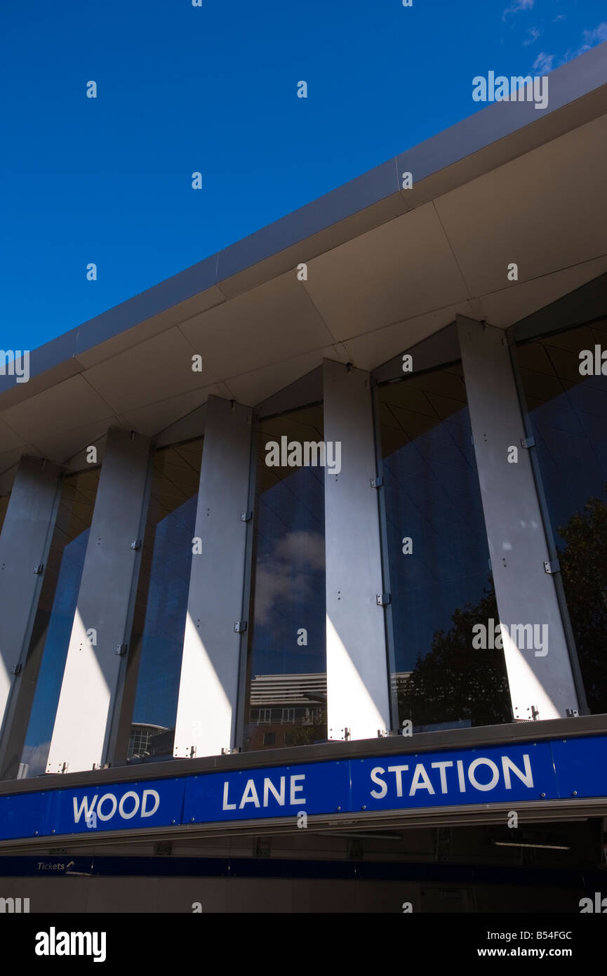 Newly Built Wood Lane Station in White City W12 London United Kingdom