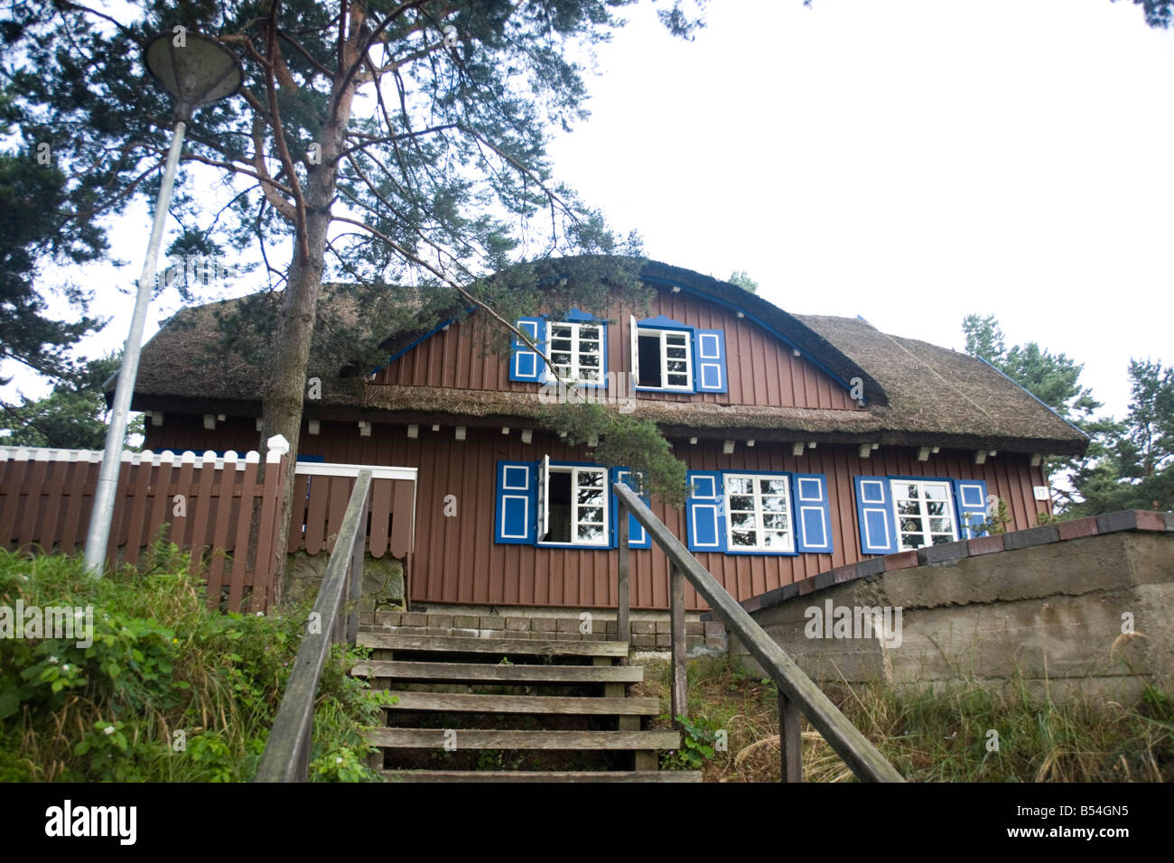 The summerhouse of Thomas Mann in Nida Lithuania Stock Photo