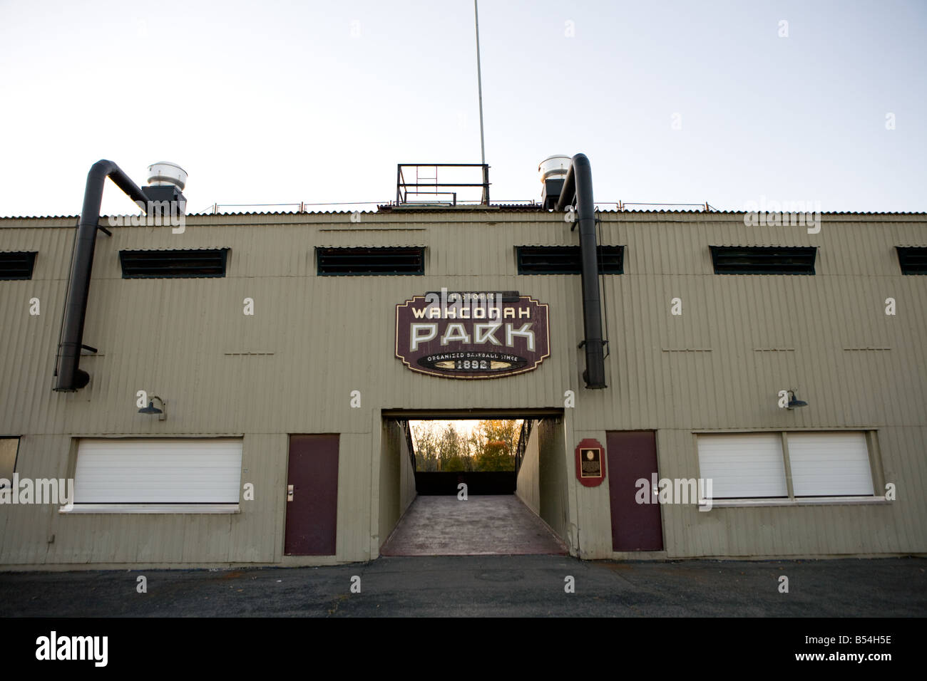 Waconah Park claimed oldest baseball park in USA Pittsfield Massachusetts the Berkshires Stock Photo