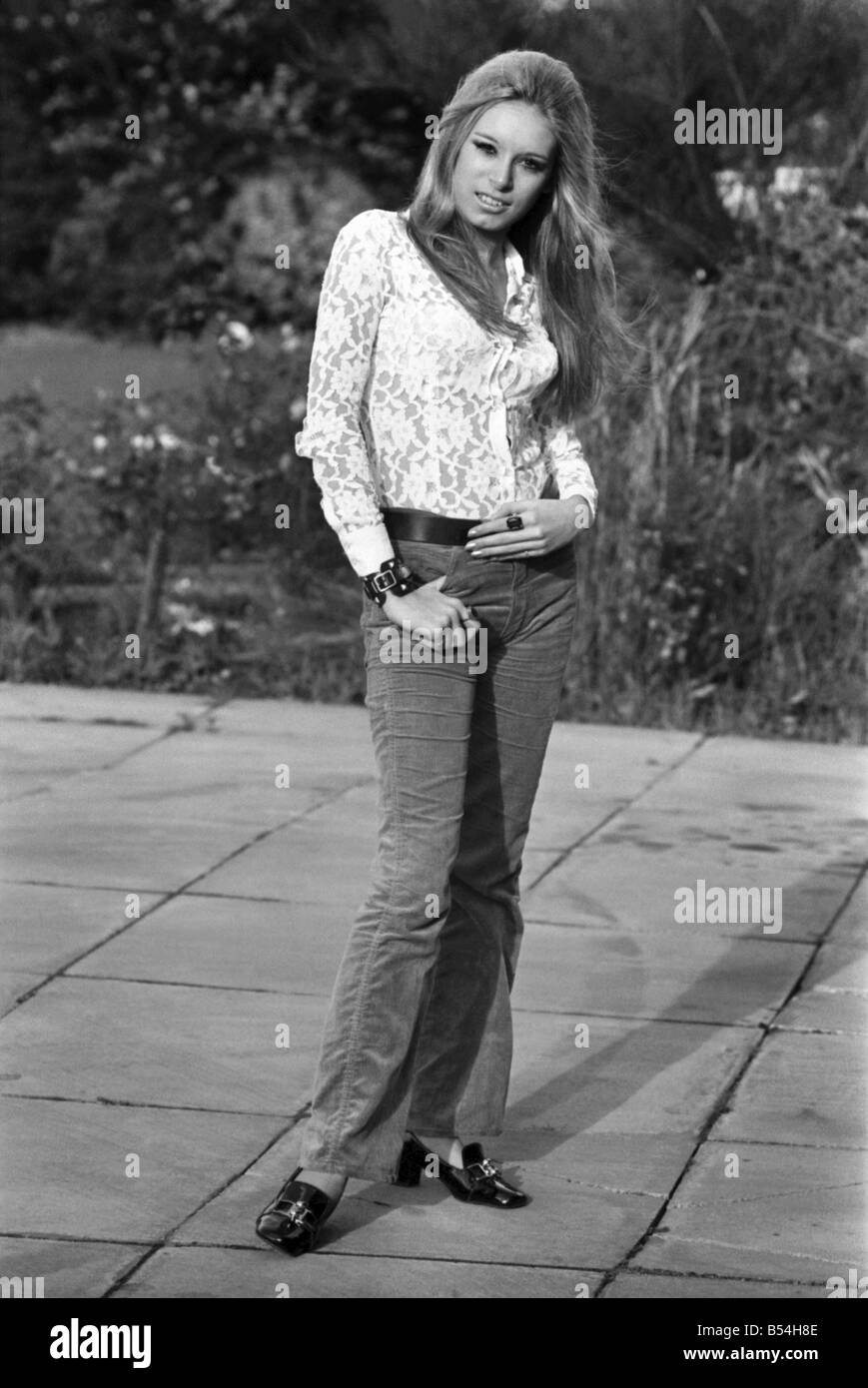 hippy flared trousers