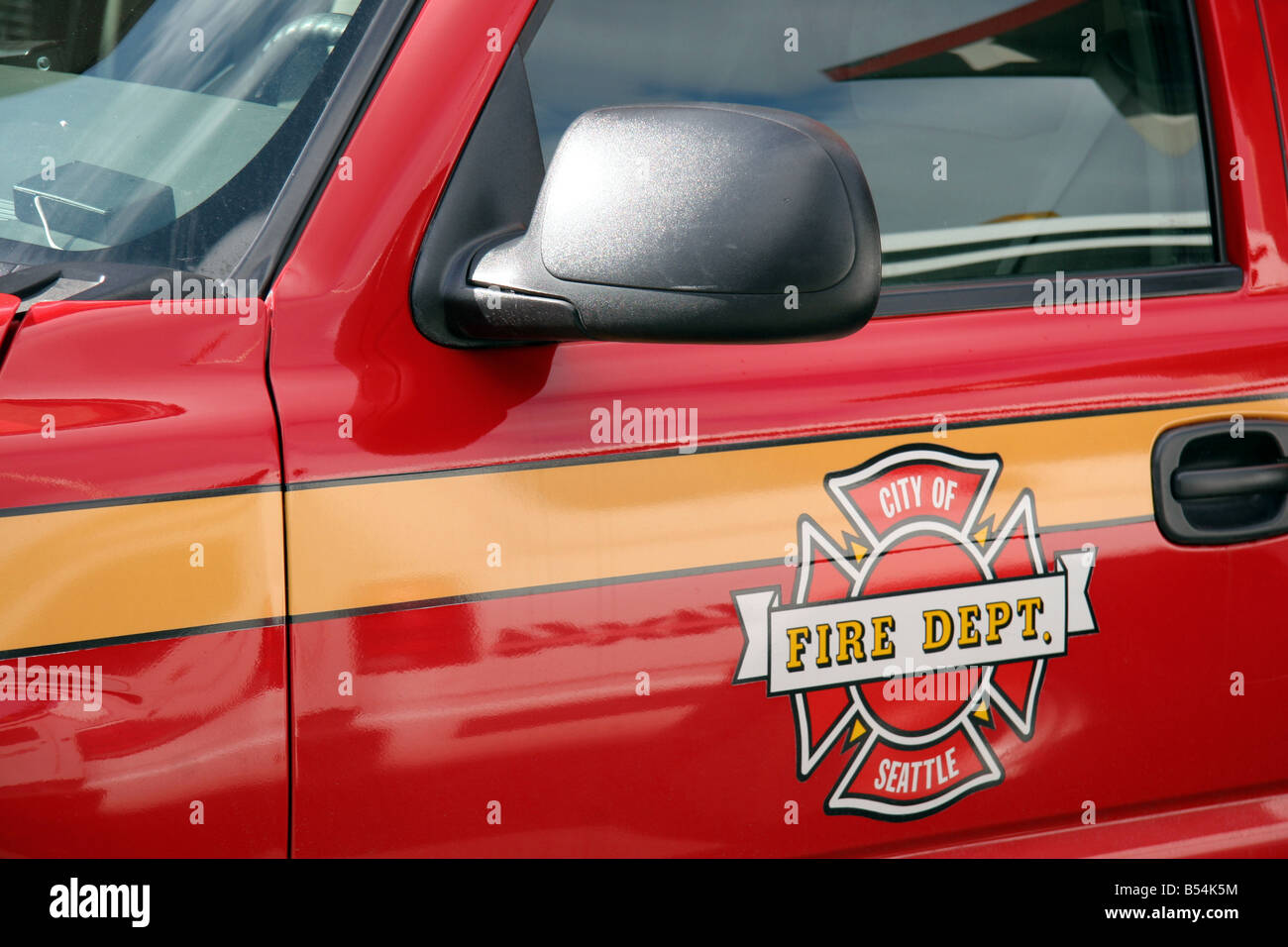Seattle Fire Department vehicle Seattle USA Stock Photo