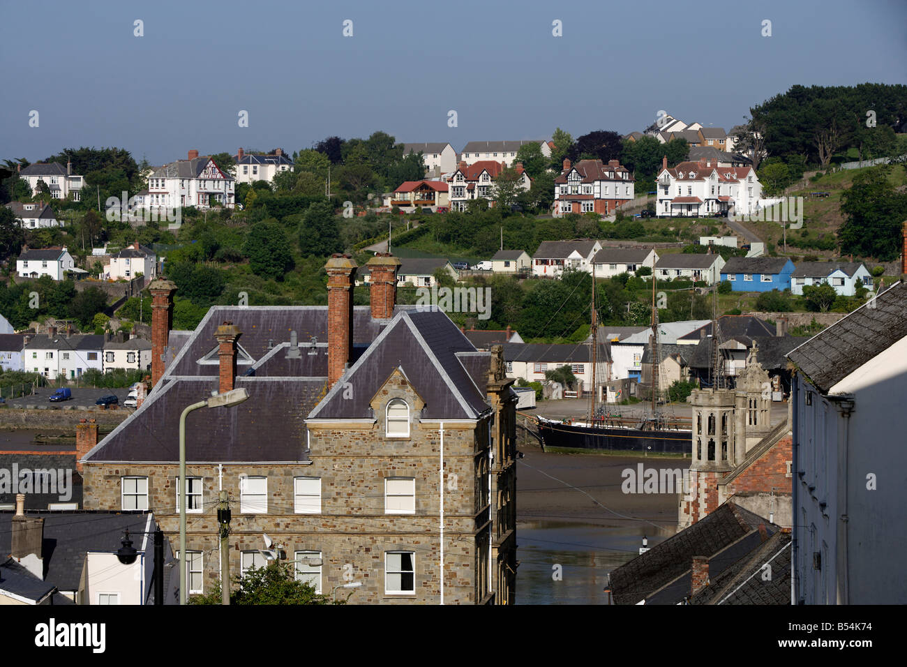 Bideford River Torrigde Devon Great Britain United Kingdom Stock Photo