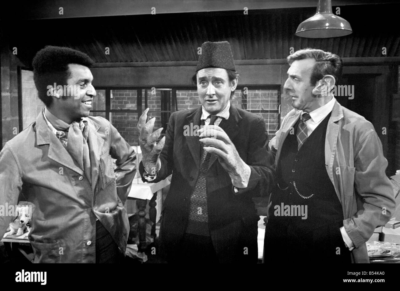 Television programme Curry and Chips with Spike Milligan and Eric Stock