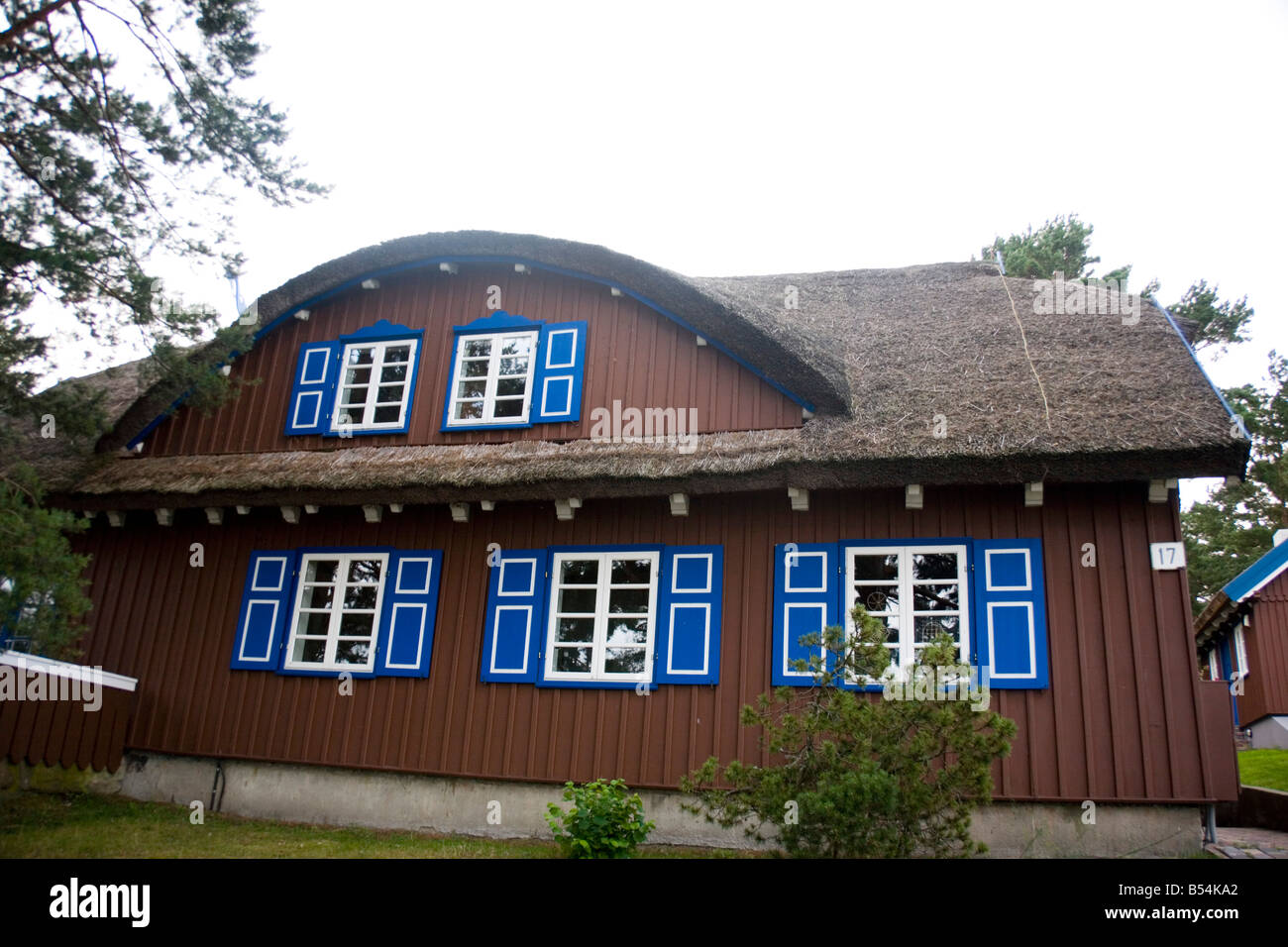 The summerhouse of Thomas Mann in Nida Lithuania Stock Photo