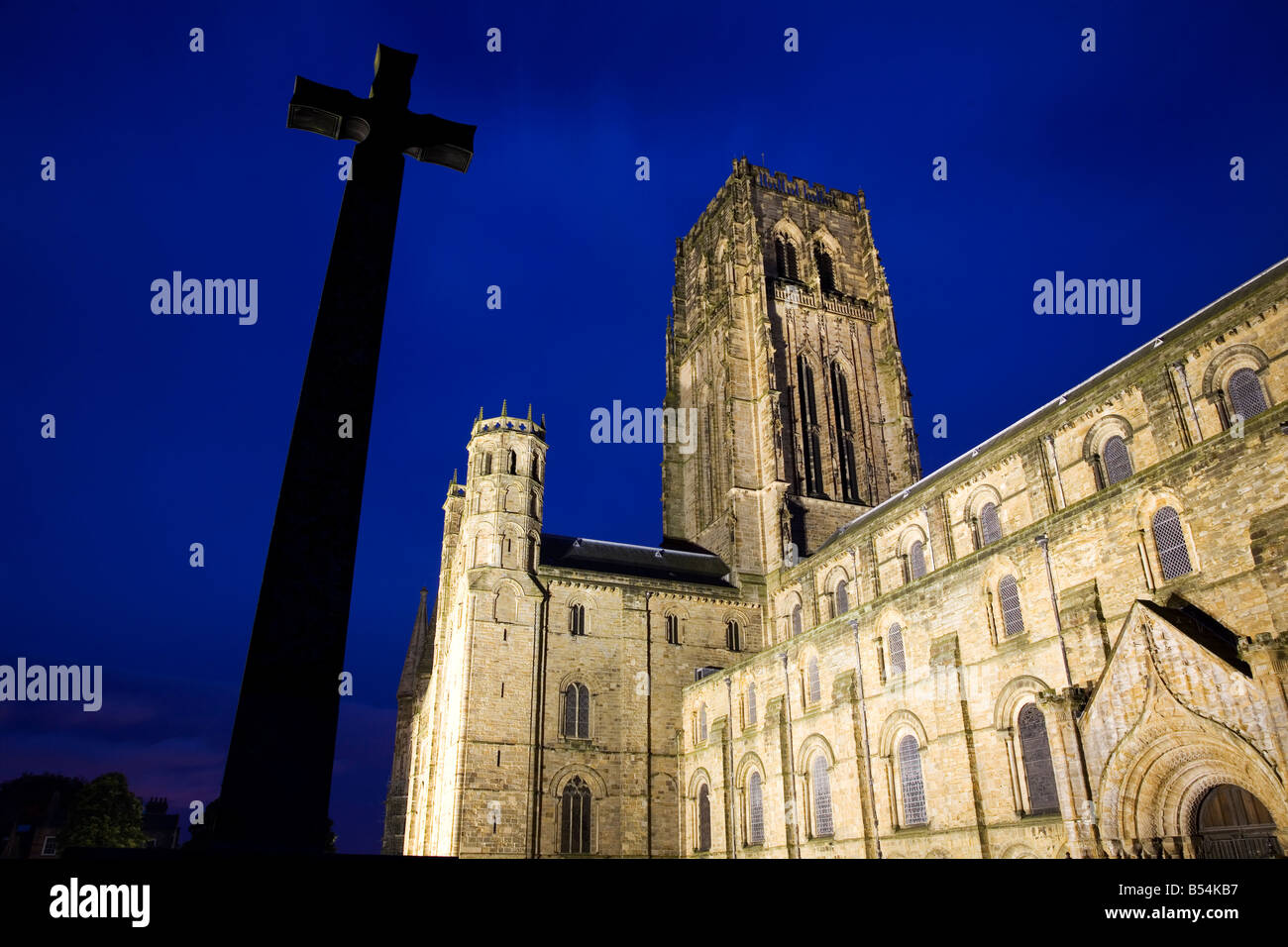Durham Cathedral in northeast England. Stock Photo