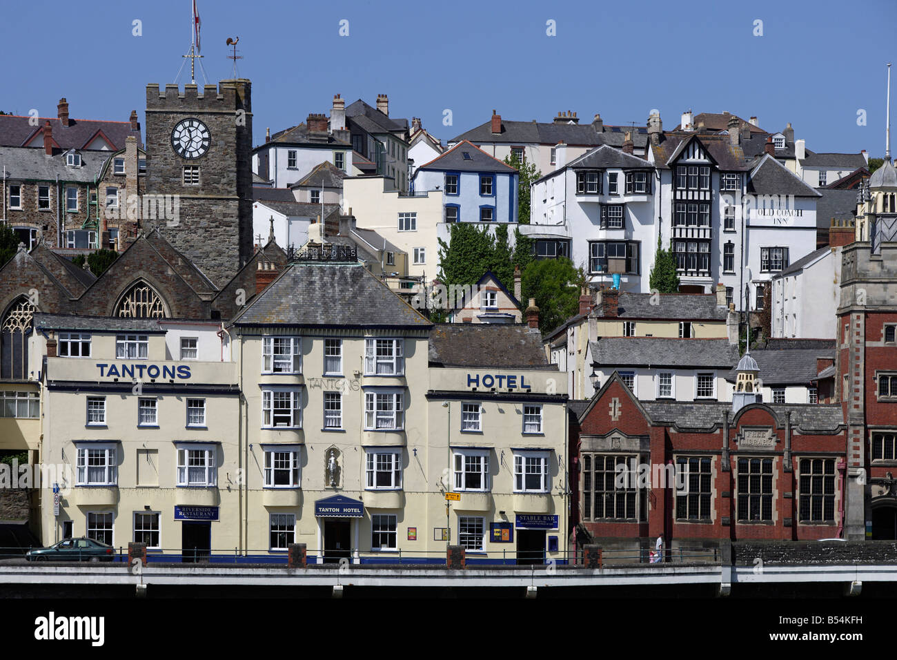 Bideford River Torrigde Bridgeland Street 17th century typical houses