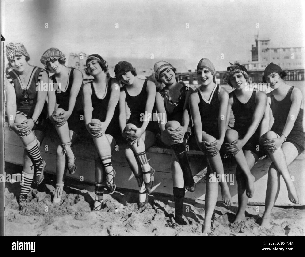 Clothing Beach Old How it all began. Early film Bathing Belles. Sept. ;Swimwear. Swimming
