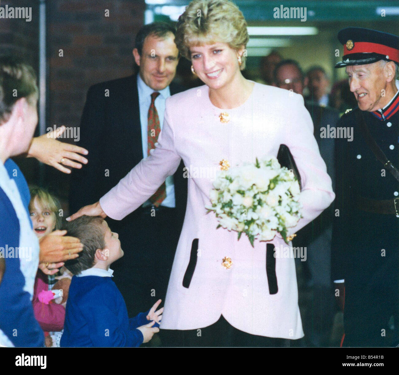 Princess Diana the Princess of Wales North East visits The princess ...