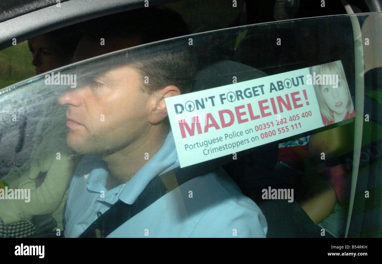 Kate and Gerry McCann arrive at Faro airport on their way back home to