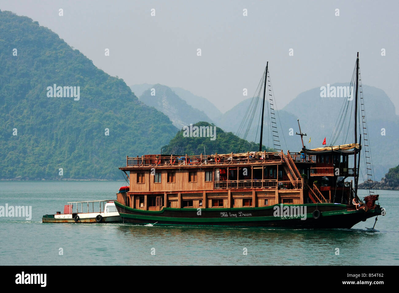 Halong Bay, Gulf of Tonkin, Vietnam Stock Photo