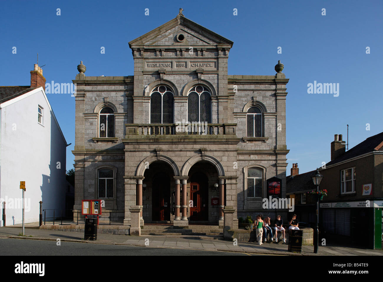 Helston Coinagehall Street Weslevan Chapel 1888 Cornwall UK Stock Photo ...