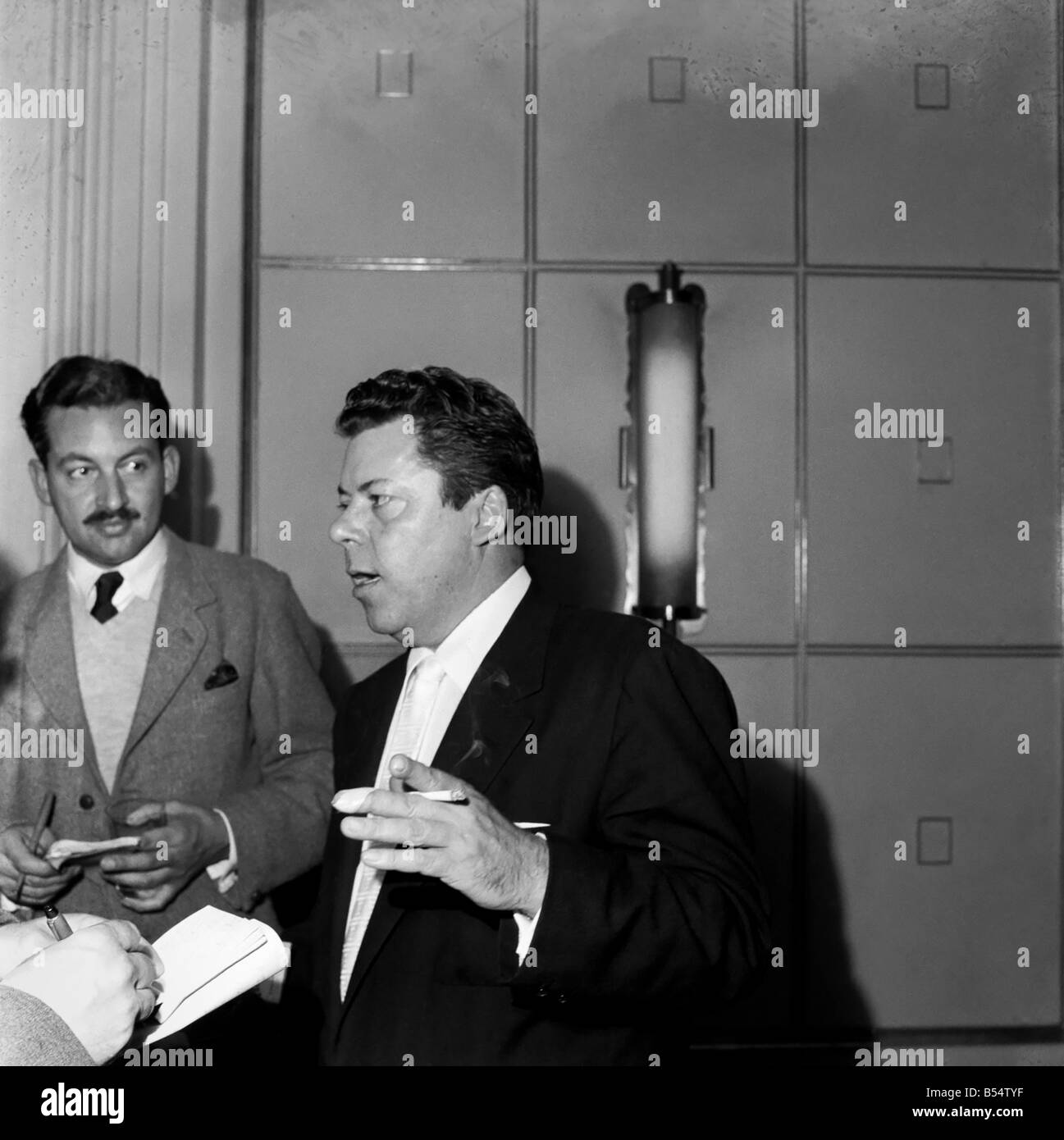 Hollywood makeup artist Perc Westmore seen here on the liner Ide de