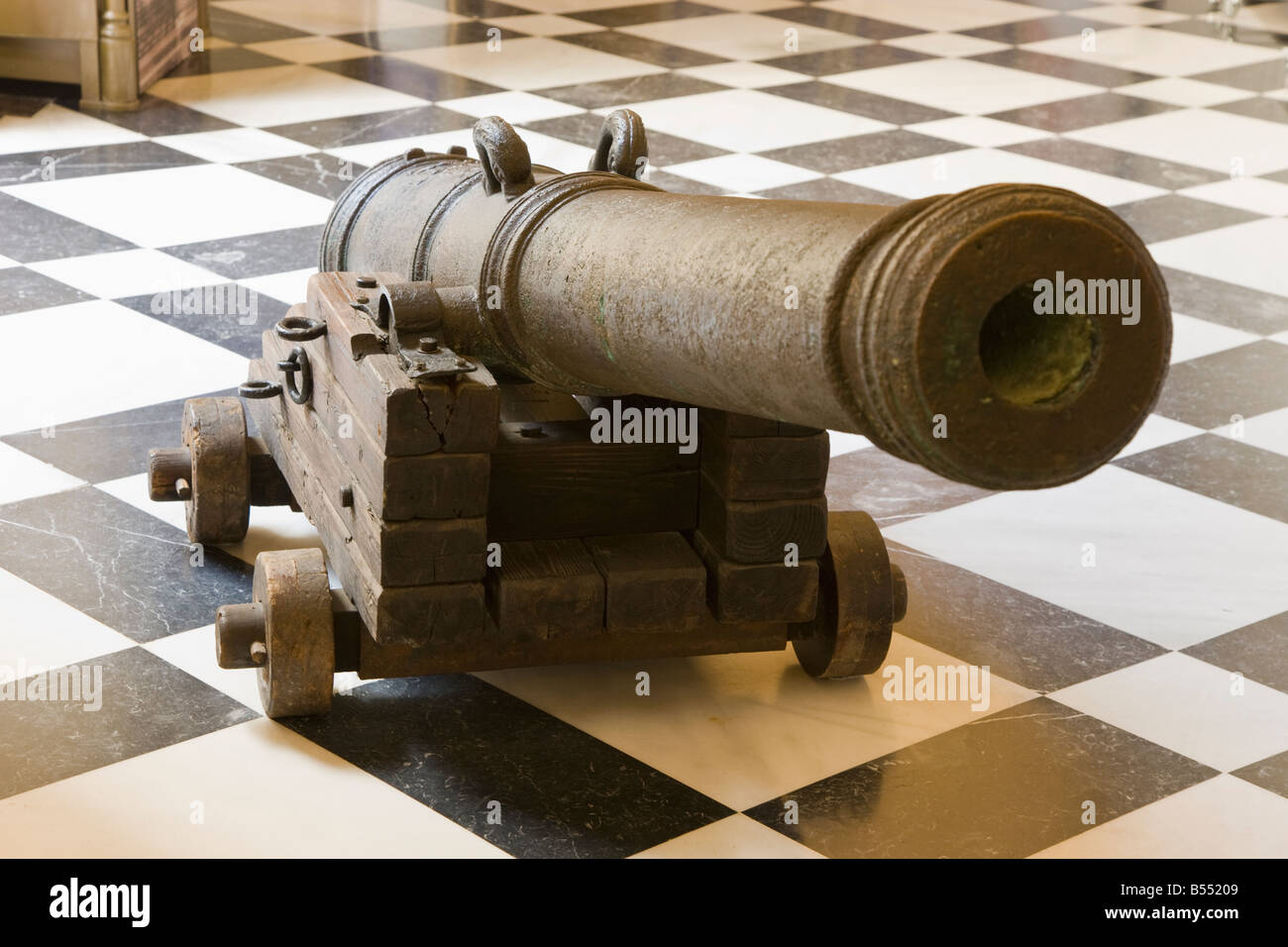 Seville, Seville Province, Spain. Canon from the galleon Nuestra Señora