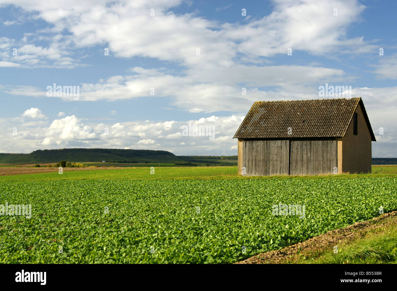 Old barn in the countryside hi-res stock photography and images - Alamy
