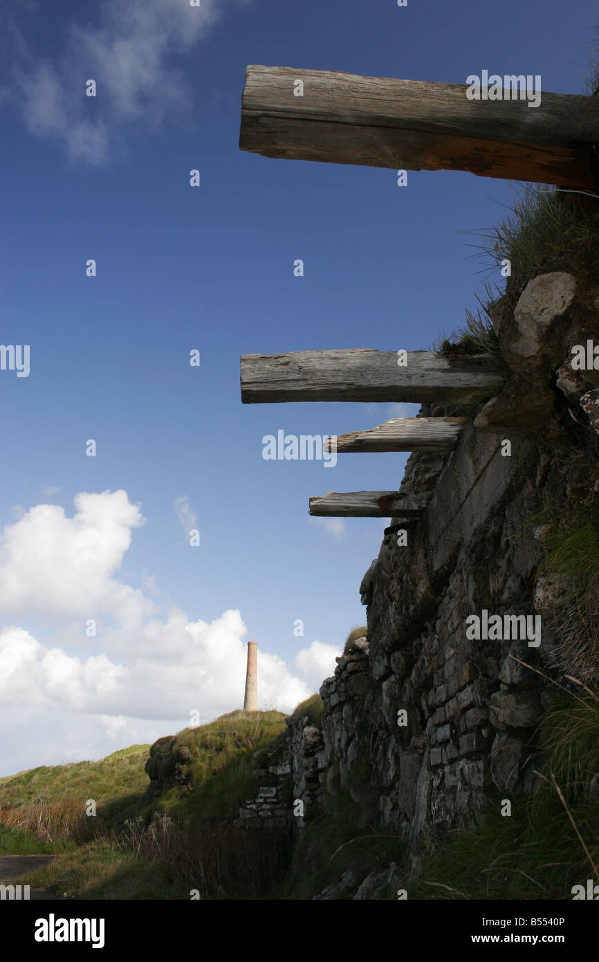 Levant Mine and Beam Engine Cornwall Stock Photo - Alamy