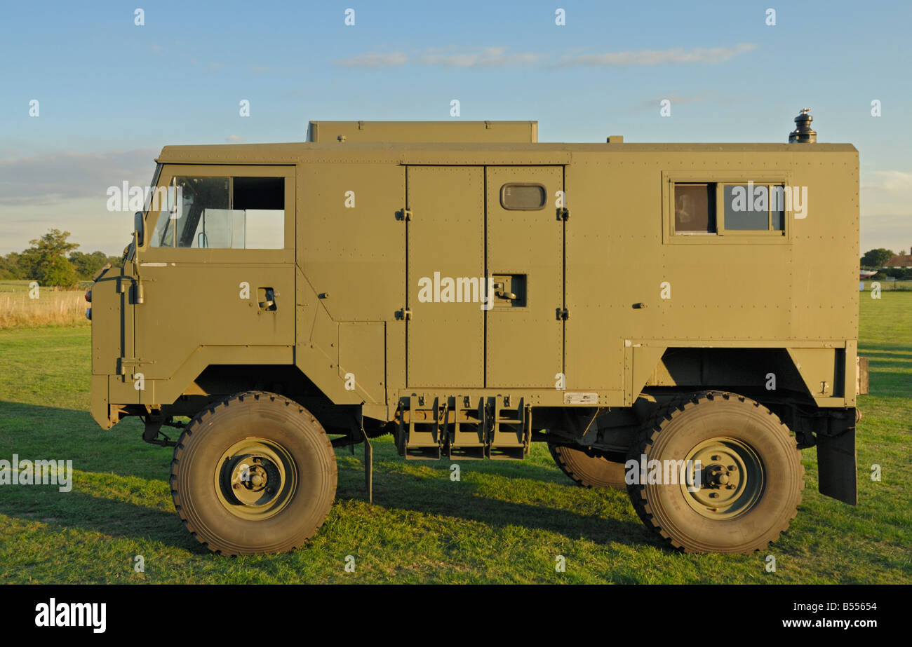 Ex-military Land Rover 101 Forward Control in the version of a so called  radiobody Stock Photo - Alamy