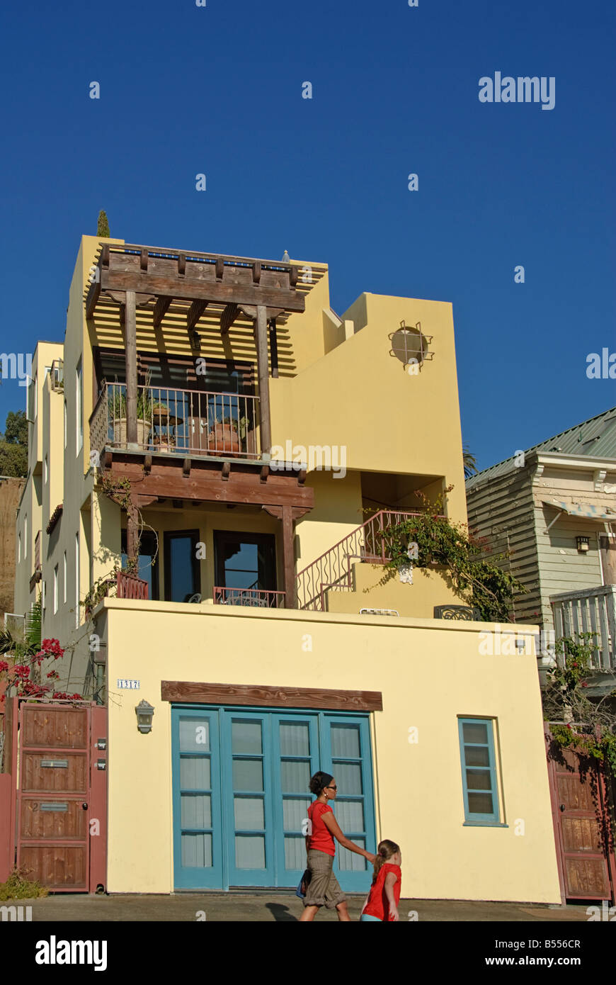 Santa Monica CA beach "Bay City" gold coast house north of the Santa