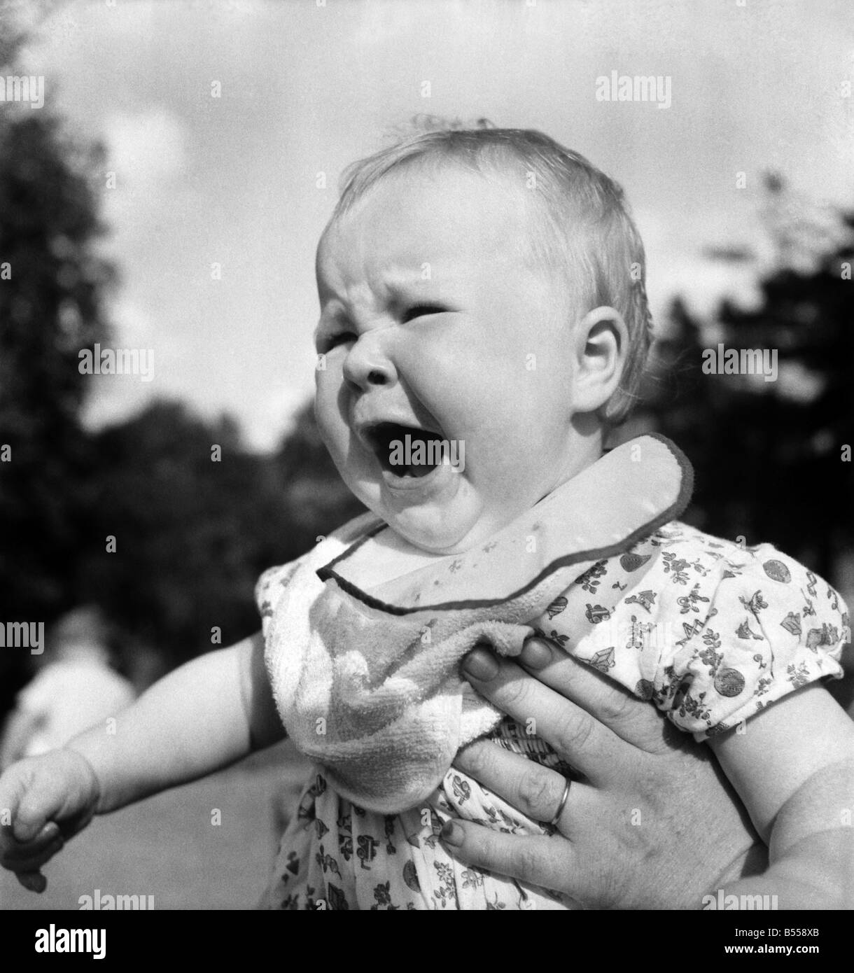 Baby Crying 1950�s High Resolution Stock Photography and